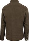 Hackett Hemd Kleidungsstück Leinen Grün Product / Achterkant