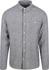KnowledgeCotton Apparel Chemise Lin Vintage Indigo 1090011-1226 commander en ligne | Suitable