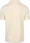 No Excess Poloshirt Terry Jacquard Ecru Product / Achterkant