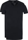 PME Legend Basic T-Shirt 2er Pack O-Ausschnitt Schwarz PUW00220 kaufen | Suitable