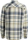 PME Legend Overshirt Checks Ecru Product / Achterkant