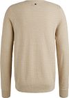 PME Legend Pull Mouliné Ecru Product / Achterkant
