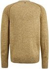 PME Legend Sweater Wool Mix Melange Yellow Product / Achterkant