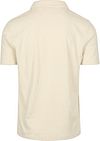 Polo No-Excess Terry Jacquard Ecru Product / Achterkant