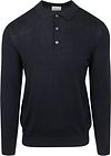 Profuomo Longsleeve Poloshirt Merinowolle Navy PPWJ30002H-P kaufen | Suitable