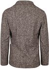 Profuomo Blazer en laine mélangée brune Product / Achterkant