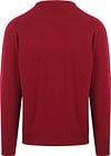 William Lockie Pullover O-neck Lambswool Dubonnet Product / Achterkant