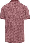 State Of Art Poloshirt Print Roze Product / Achterkant