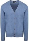 Steppin' Out Cardigan Cotton Cashmere Bleu commander en ligne | CA-COCASH-STEPP-MIDBLUE | Suitable Luxembourg