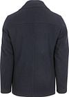 Suitable Caban Coat Wol Navy Product / Achterkant