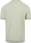 Suitable Half Zip Polo Shirt Light Green Product / Achterkant