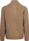 Suitable Pull Half Zip Tweed Mix Laine Beige Product / Achterkant