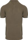 Suitable Respect Polo Structure Knit Vert Olive Product / Achterkant