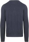 Suitable Respect Cotton Vinir Pullover Melange Navy Product / Achterkant