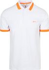 Sun68 Poloshirt Big Stripe Fluo Blanche A35121-01 commander en ligne | Suitable