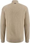 Vanguard Trui Half Zip Beige Product / Achterkant