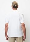 Marc O'Polo T-Shirt Flower White Model / Achterkant