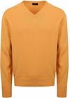 William Lockie V-Neck Lambswool Yellow 7092DF-337 Harvest Gold order online | Suitable
