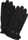 Profuomo Gloves Black Nubuck Leather PPTG30004A-A order online | Suitable