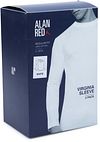 Alan Red T-shirt Virginia Blanche Manches Longues Lot de 2 Verpakking