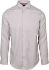 Suitable Overhemd Jacquard Luxe Rood