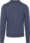 Suitable Merino Pullover Denim Blauw Product / Achterkant