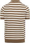 Blue Industry Polo M10 Rayures Marron Product / Achterkant