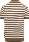 Blue Industry M10 Polo Shirt Stripes Brown Product / Achterkant
