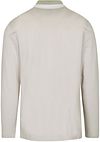 BOSS Polo Peoxfordlong Beige Product / Achterkant