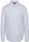 Gant Casual Hemd Poplin Ruit Blauw 3250214-427 kopen | Suitable