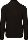 Profuomo Half Zip Pullover Structure Bruin Product / Achterkant