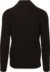 Profuomo Pullover Half Zip Structure Marron Product / Achterkant
