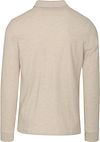 NZA Longsleeve Polo Isaac Piqué Sand Product / Achterkant