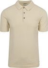 No Excess Knitted Poloshirt Structure Ecru 23210244-016 commander en ligne | Suitable