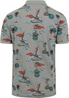 No Excess Polo Shirt Print Green Product / Achterkant