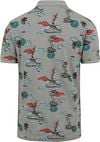 No Excess Poloshirt Druck Grün Product / Achterkant
