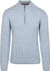 NZA Pull Half Zip Thames Milton Slub Blue 25GN410-1694 order online | Suitable