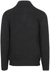 Petrol Half Zip Pullover Melange Navy Product / Achterkant