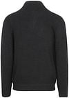 Petrol Half Zip Pullover Melange Navy Product / Achterkant