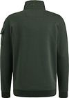 PME Legend Half Zip Pullover Interlock Olive Green Product / Achterkant