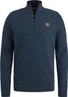 PME Legend Half Zip Sweater Mouliné Navy order online | PKW2410301-5281 | Suitable Norway