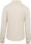 Profuomo Longsleeve Polo Beige Melange Product / Achterkant