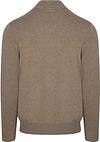 Profuomo Pullover Half Zip Luxury Beige Product / Achterkant