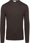 Profuomo Pullover Merino Wool Dark Brown PPVJ30001B-H2 order online | Suitable