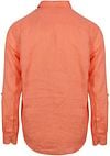 Scotch and Soda Linen Shirt Salmon Product / Achterkant