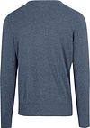 Steppin' Out Pullover Col-V Laine Merino Bleu Cobalt Product / Achterkant