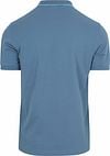 Sun68 Poloshirt Small Stripe Collar Avio Blauw Product / Achterkant