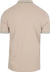 Sun68 Polo Petites Rayures Collar Greige Product / Achterkant