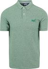 Superdry Piqué Polo Shirt Melange Green M1110343A-5EE order online | Suitable
