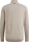 Vanguard Cardigan Cotton Linen Blend Beige Product / Achterkant